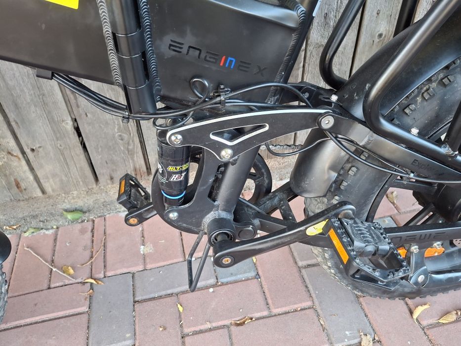 Bicicleta electrica pliabila full suspension