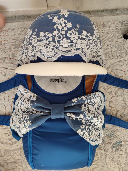 Конверт и переноска на выписку на зиму или весну