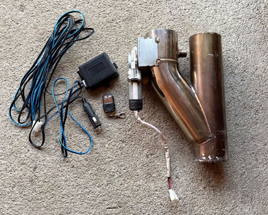 Clapetă evacuare electrică 76mm stare bună