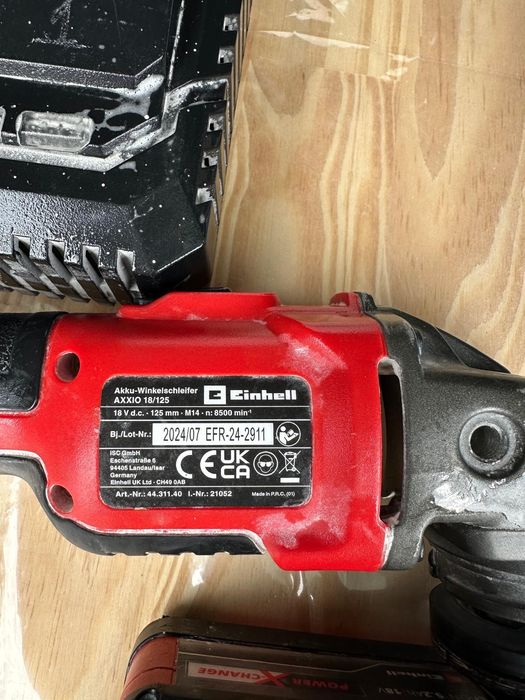 Polizor unghiular/flex pe acumulator Einhell  AXXIO 18/125