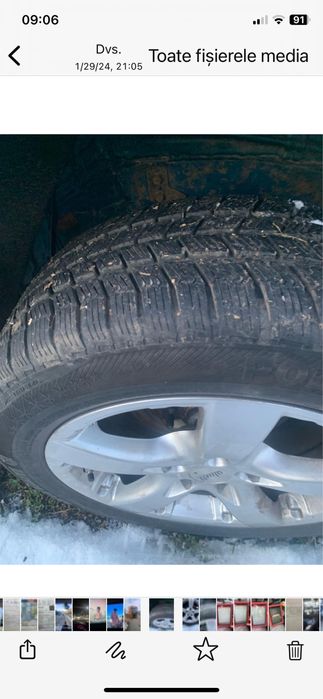 De vanzare genti cu cauciucuri de iarna pentru mazda