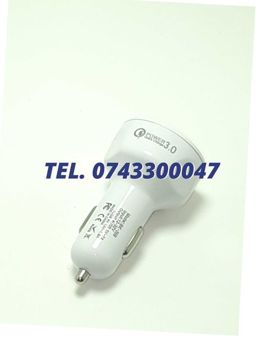 Superfastcharge Incarcator Auto Cu Patru Porturi Usb Partycharge