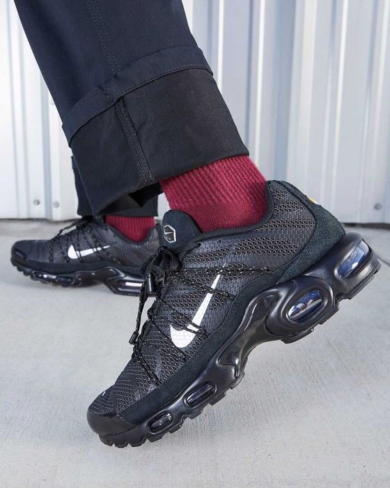 New Nike Air Max Plus Utility Black Men Sneakers