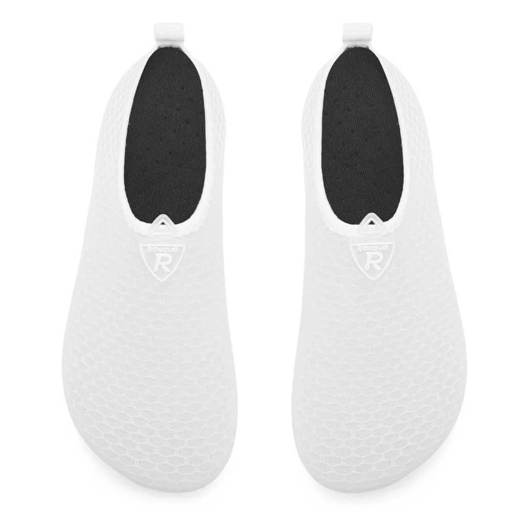 Pantofi de apă Racqua, unisex, albi, uscare rapidă