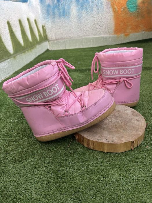 Moon boots ботуши зимни розови