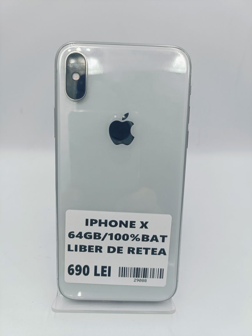 IPhone X AO29088 64 GB 100%Baterie NeverLock