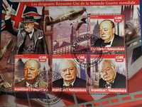 Super timbre istorie, colita liderii WWII Winston Churchill