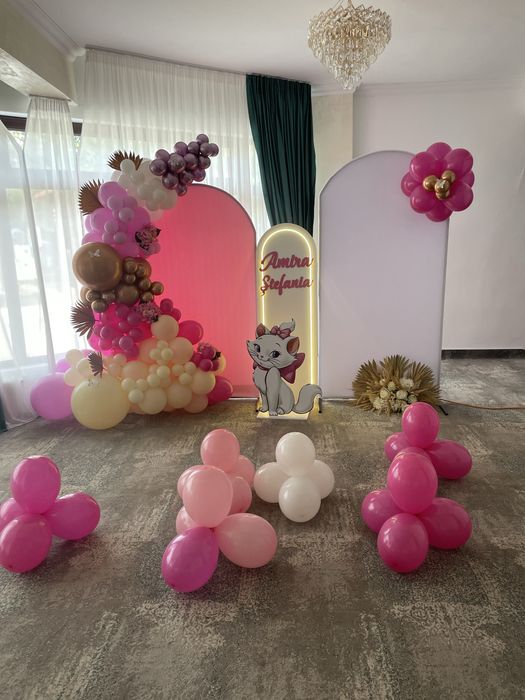 Arcada baloane. Aranjamente florale