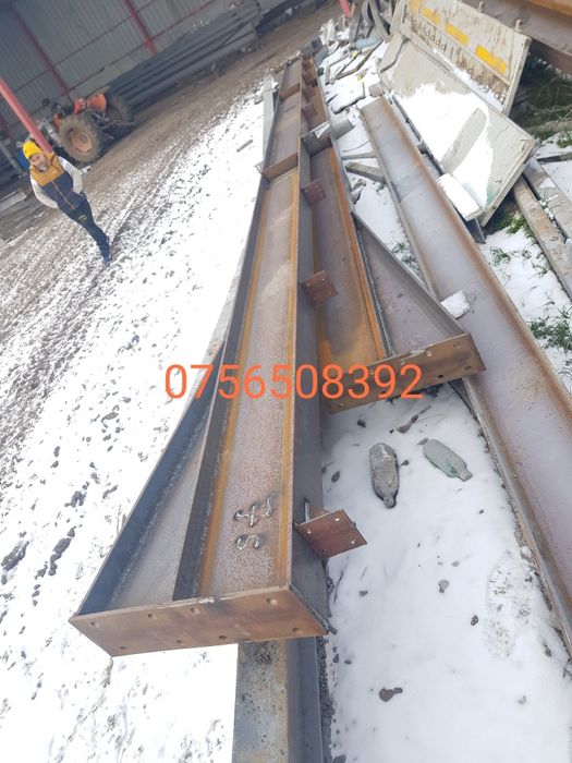 Vand hale metalică structura 20x30h6 prof ipe 300 si hea 240