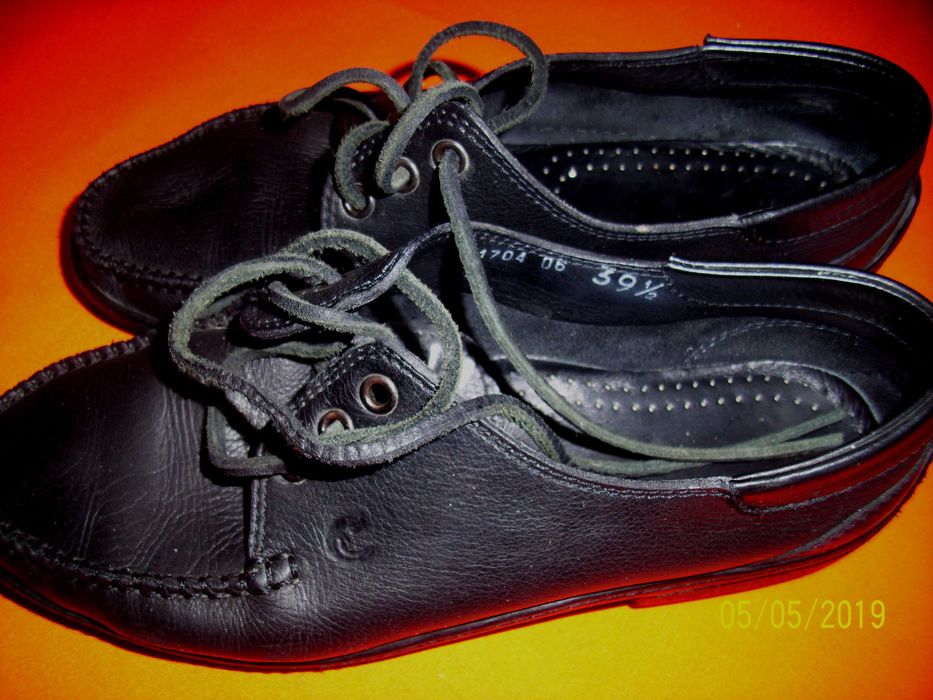 Pantofi piele  Derby ortopedici mar 39,5