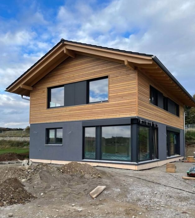 Construim case din structura de lemn si cabane stil A Frame, dimensiun