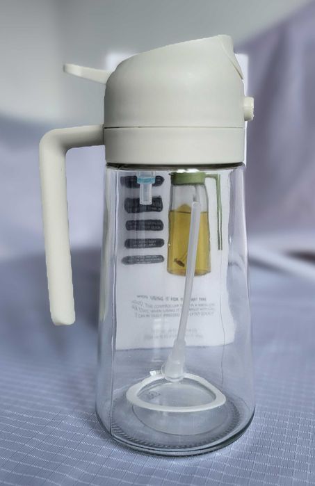 Стъклени оливерници 470 мл (16oz) – 2 в 1 употреба - спрей/оливерник