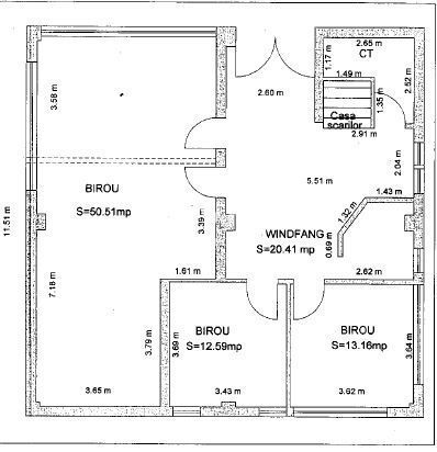 Cladire de birouri P+3E in Selimbar