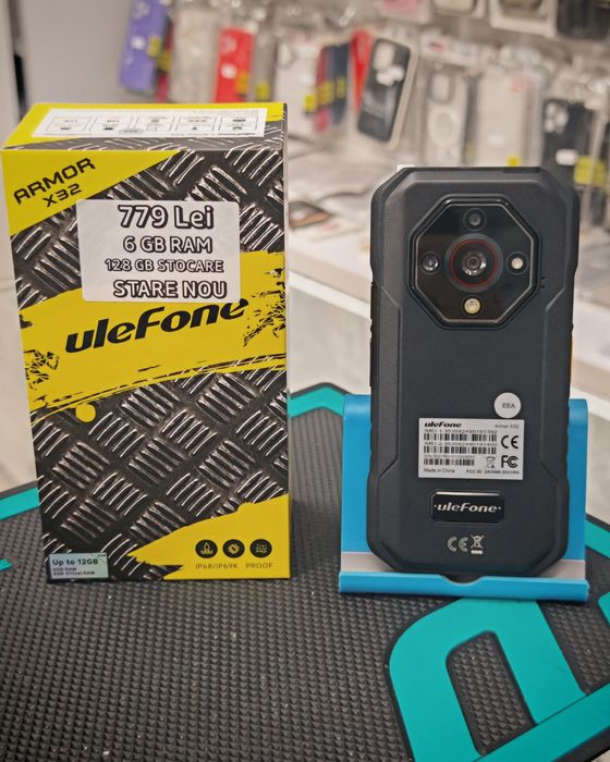 Ulefone Armor X32, 6/128 GB, Nou, 2 ani garanție