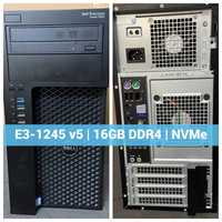 DELL T3620 Xeon E3-1245 v5, 16GB DDR4, 256GB NVMe + 1TB workstation