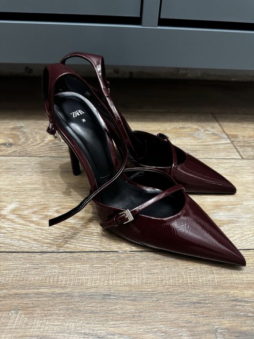 Продам туфли, Zara. Ни разу не носила, 38 размер, высокий каблук