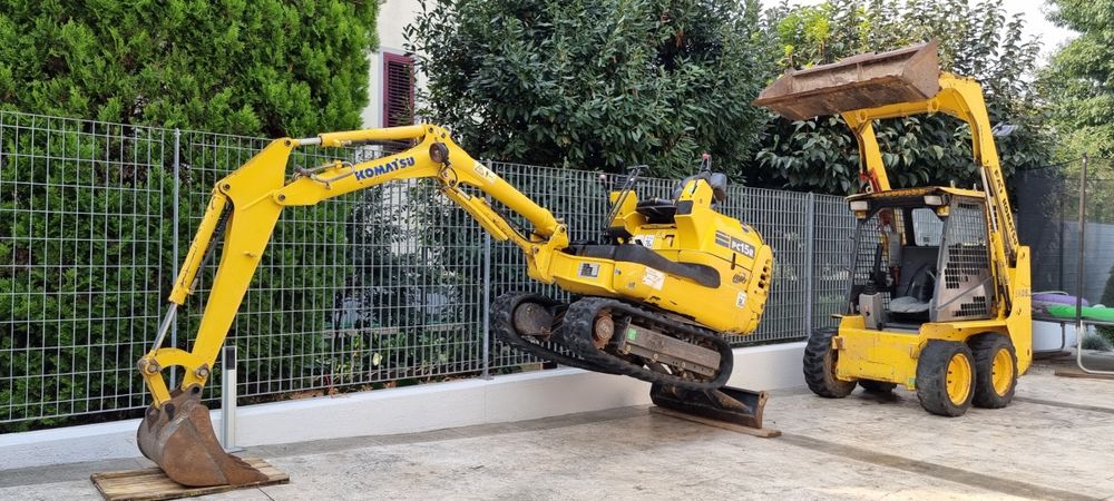 Miniexcavator KOMATSU PC15 mini excavator 1250h ORIGINALE
