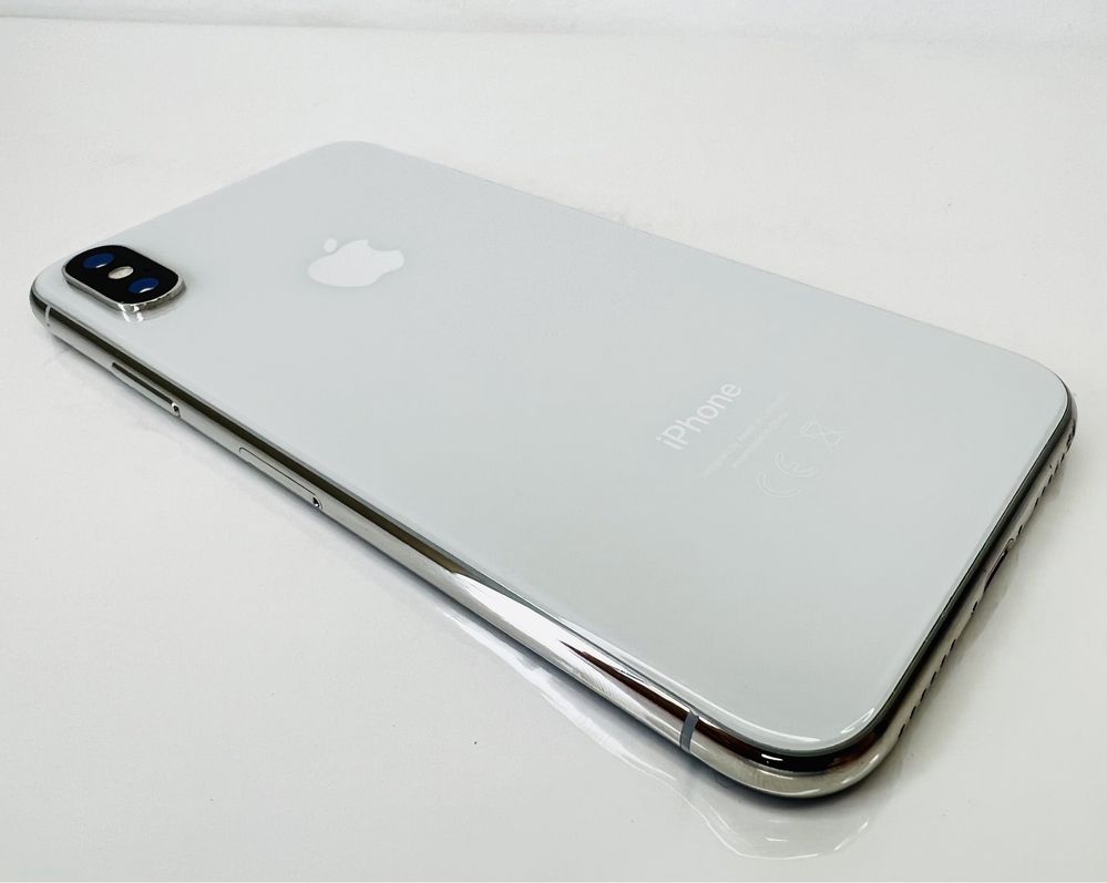 Apple iPhone X 256GB Silver Перфектен! Гаранция!