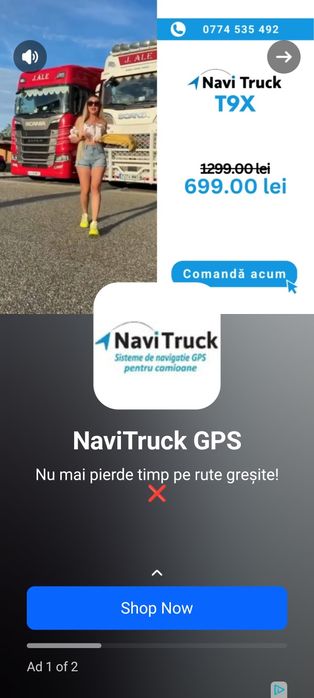 Vind GPS TX9 display mare