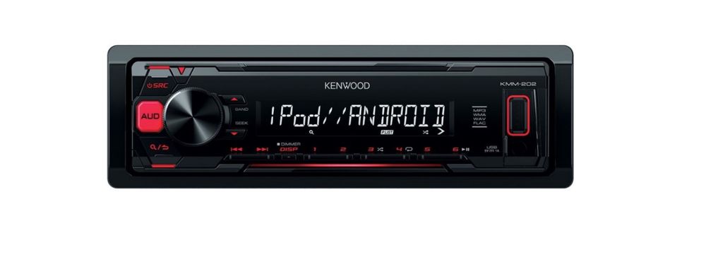 Pret fix. Player Kenwood KMM-202 radio auto cu USB si jack 3.5