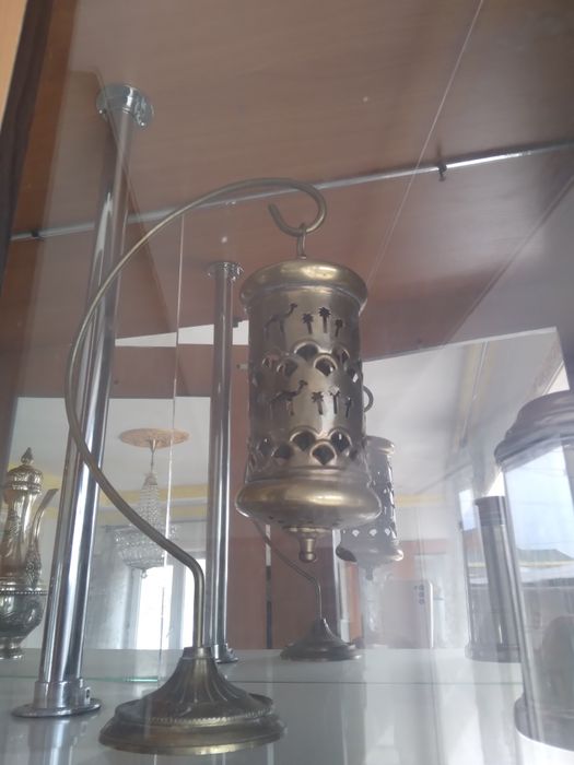 Подсвечник арабский свечка внутри латунь