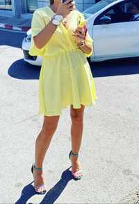 Жълта рокля Зара