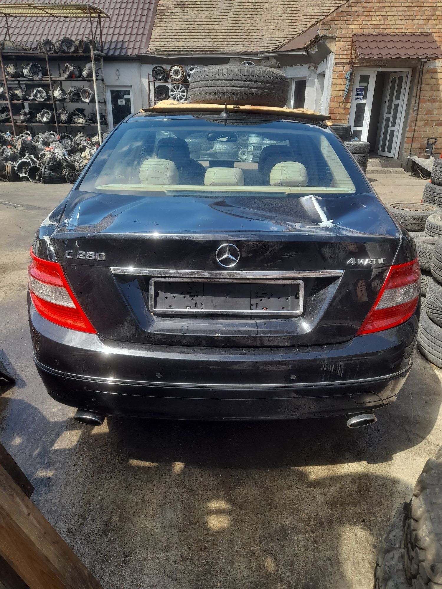 Bara spate Mercedes C-Class w204 an 2007-2012 ( EVACUARE DUBLA )