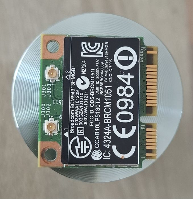 Wireless Broadcom BCM94313HMGB Wlan 802.11b/g/n Bluetooth 4.0