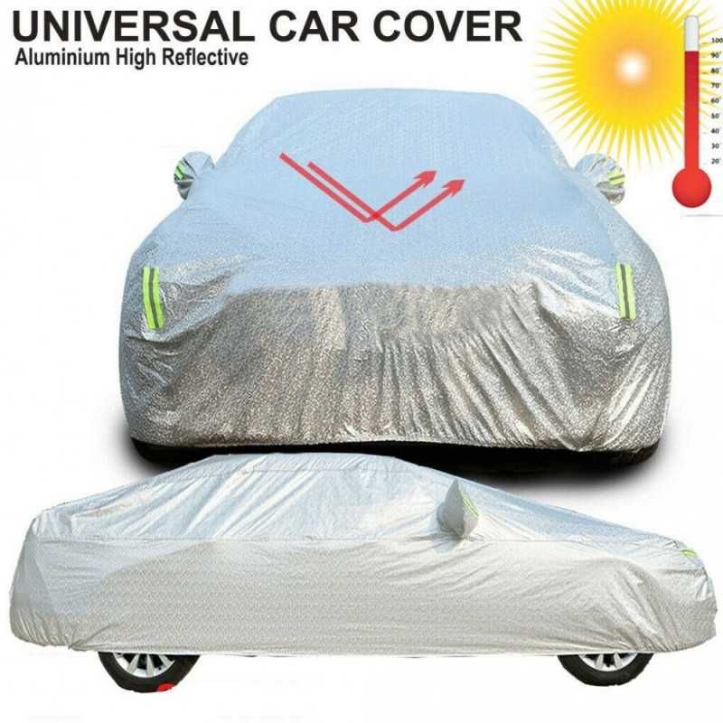 Покривало за кола, което защитава от слънце, градушка или сняг