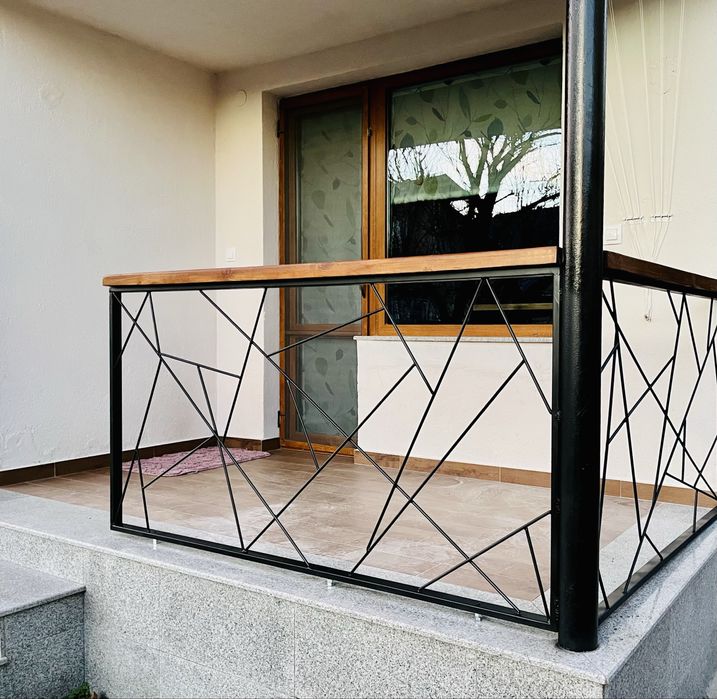 Парапети преградни стени от метал ,стъпала,чела метал и дърво