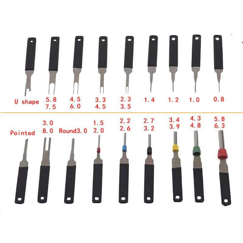 Set 18 bucati extractor de pini din mufe auto, pentru a scoate termina