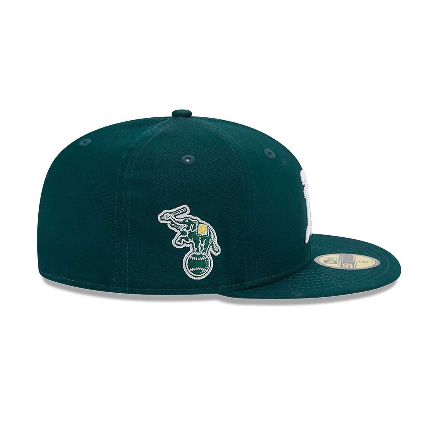 Sapca New Era 59fifty team sidepatch oakland athletics verde