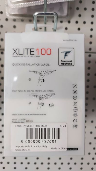 Stop bicicleta Enfitix Xlite100 oprire/pornire automata