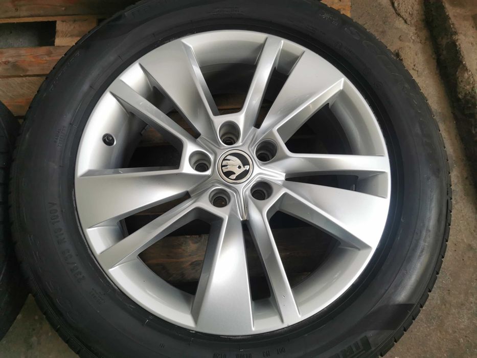 Jante Originale Skoda Karoq / Kodiaq  . R 18 cu anvelope de vara