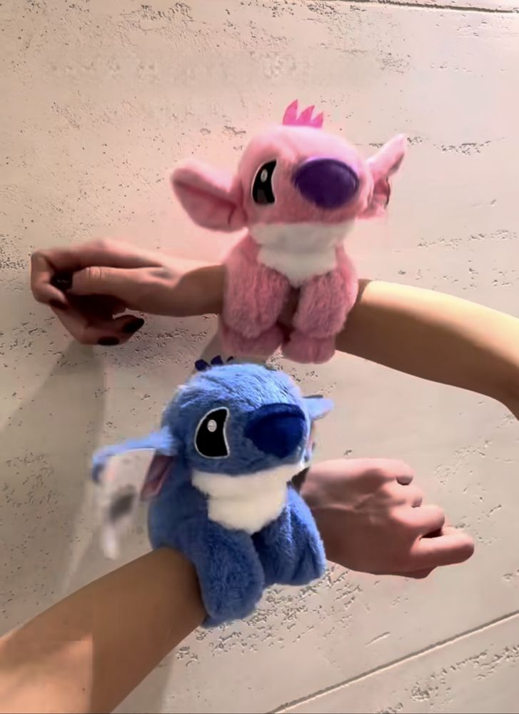 Плюшена играчка Стич гривна, Лило и Стич гривна за ръка, Stitch Lilo