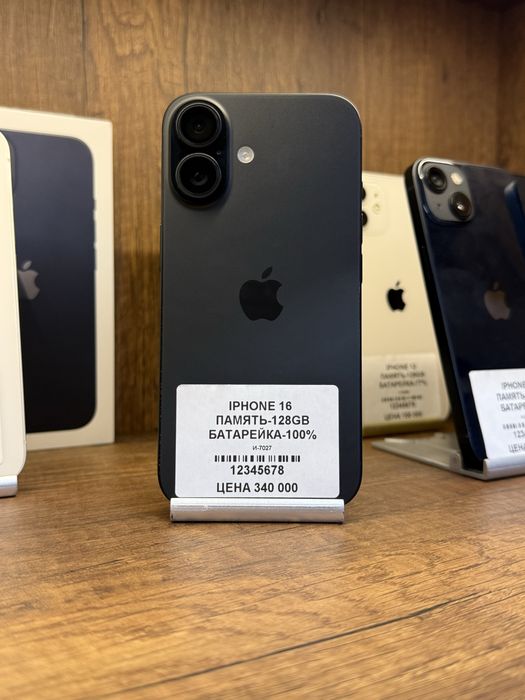 Iphone 16 128GB 100% без коробки