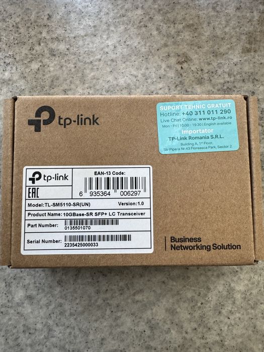 Tp-Link SFP+ 10Gb SR - LC Transceiver