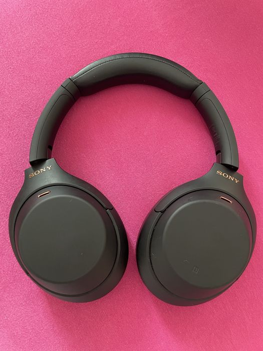 Casti audio Bluetooth SONY WH-1000XM4 Black, Over The Ear, Wireless