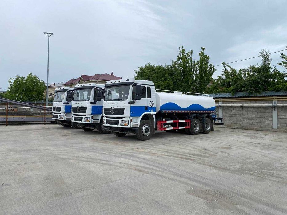 Vodovoz Shacman L3000 6x4 15k olqi va orqadanam suv sepadi Orient Ozod