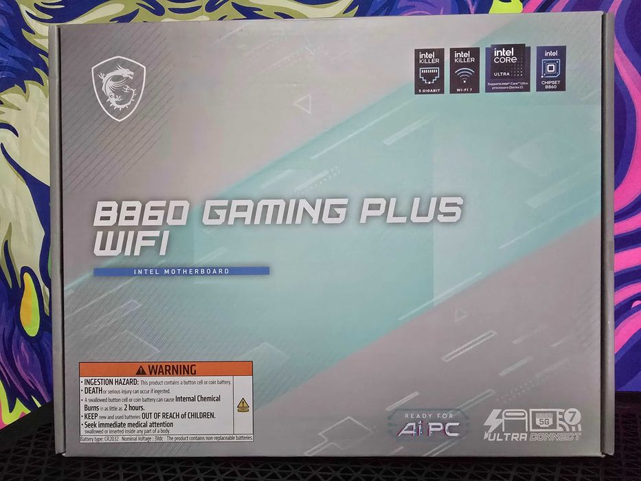 Дънна платка за части, motherboard, msi b860 gaming plus wifi