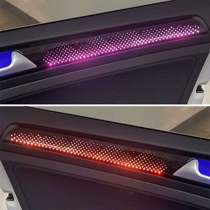 Kit pachet lumini ambientale Golf 7 Rgb Rainbow noi trimuri dedicate