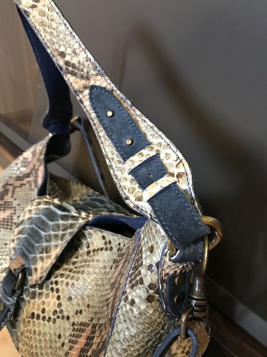 GHIBLI Revolution Genuine Python, 100% Питон чанта