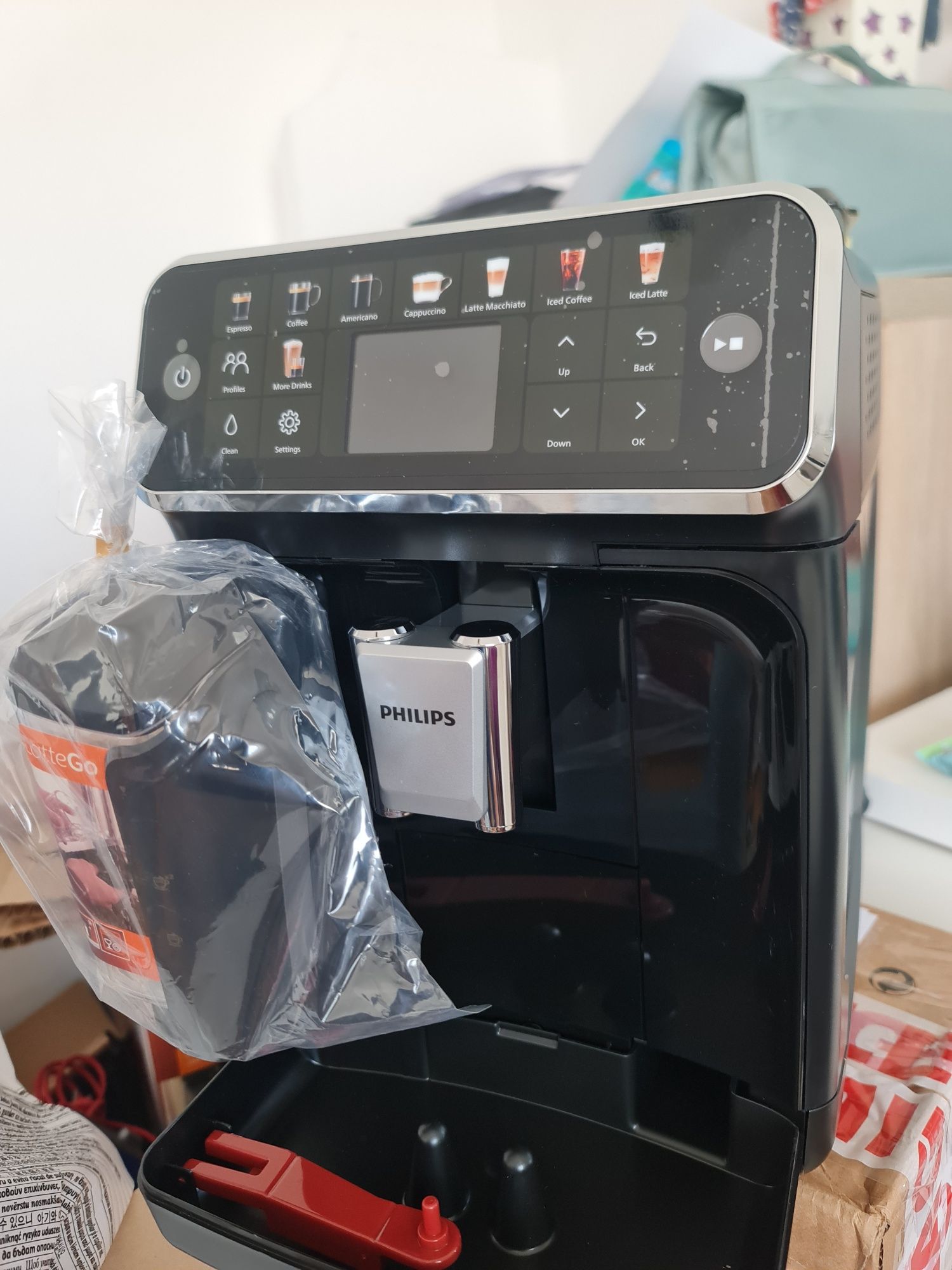 Espressor automat PHILIPS Seria 5500 EP5541/50, 1.8l, 1500W, 15 bar, n