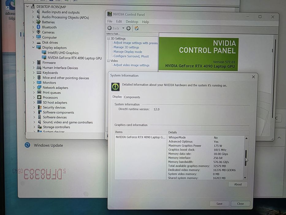 Hp omen 17-ck i9 13900HX 2tb 32gb rtx4090