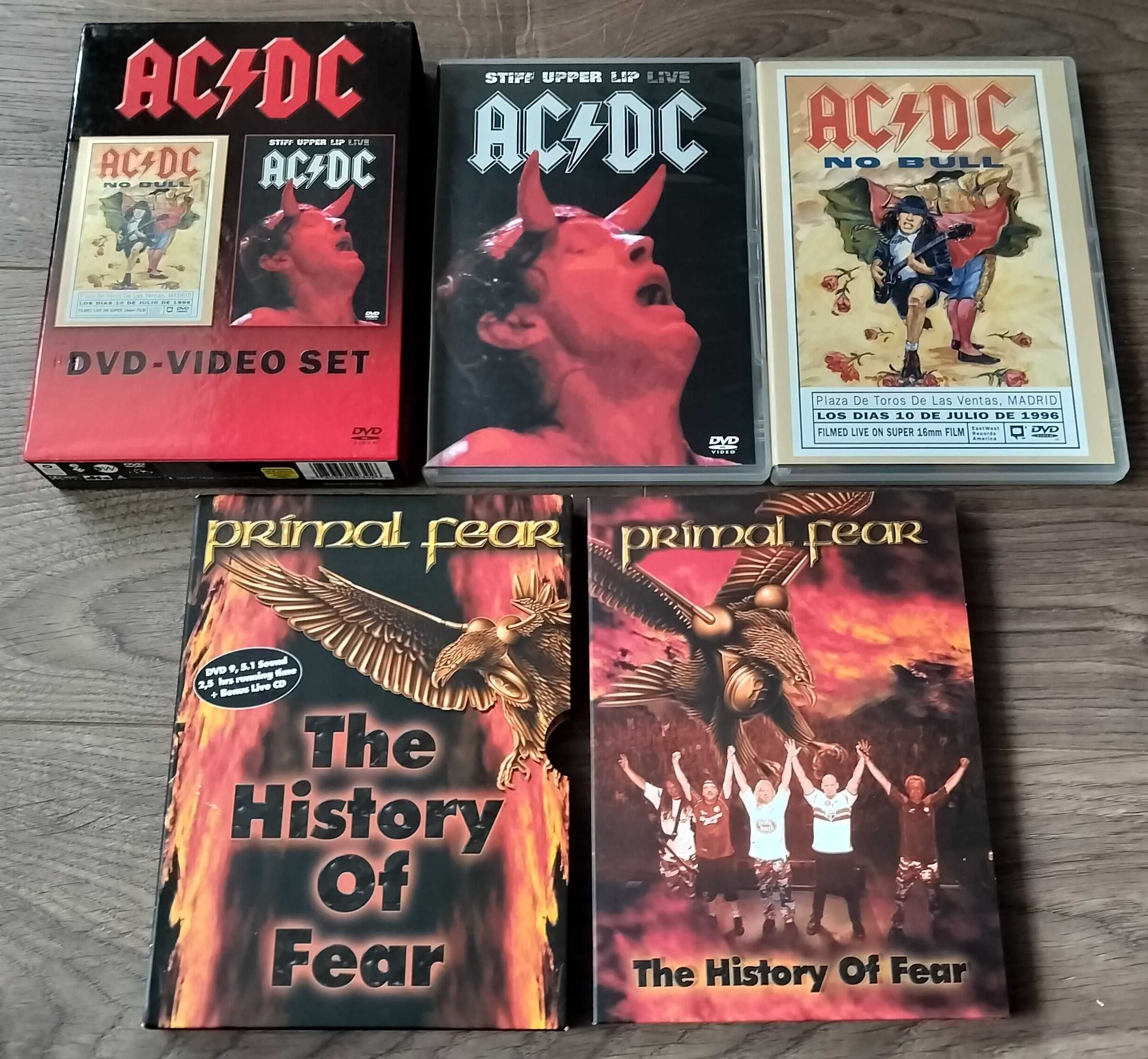 DVD-uri Iron Maiden, box set AC/DC, Primal Fear, Dream Theater