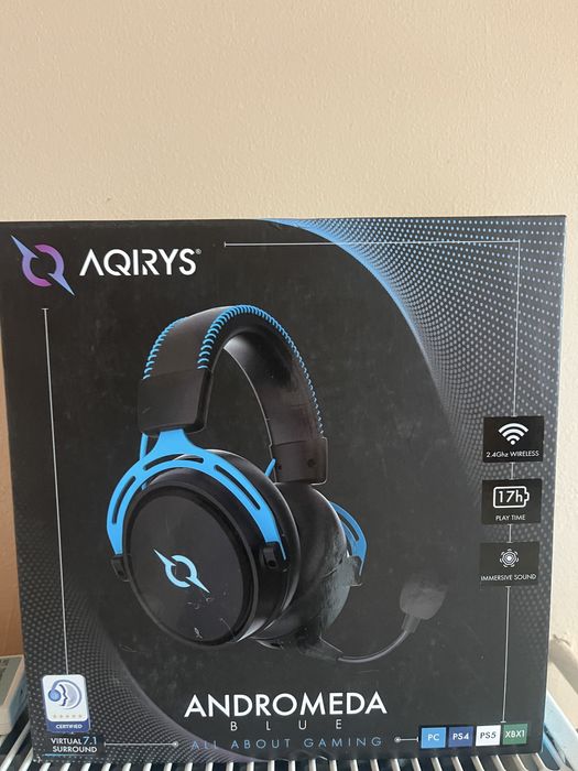 Casti Gaming Aqirys Andromeda Blue
