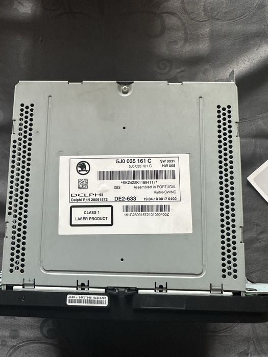 Оригинално радио на Škoda Fabia