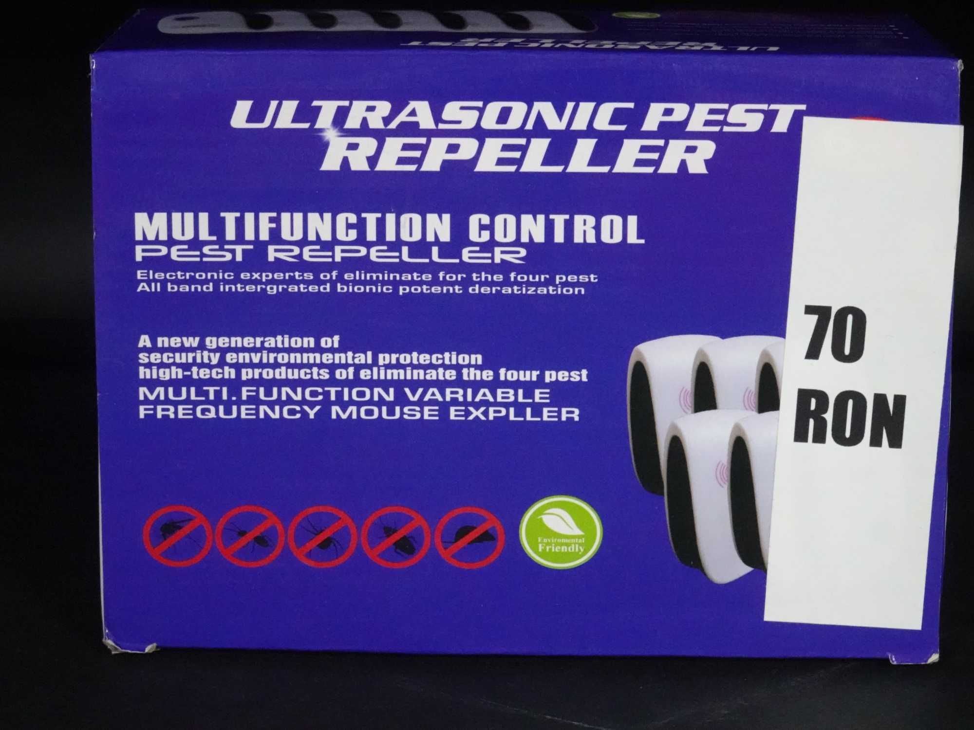 Set 6 x Dispozitiv antidaunatori Pest Reject Repeller Ultrasonic