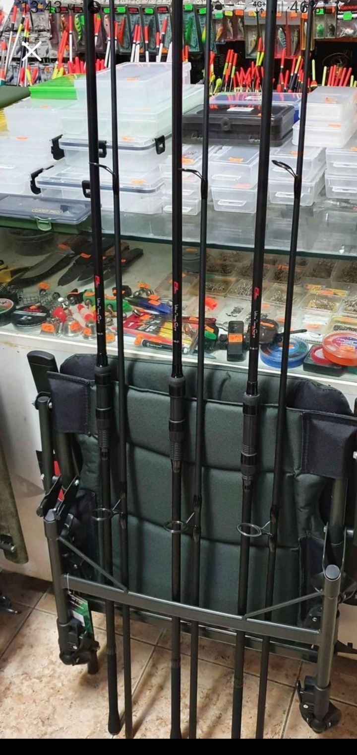 ПРОМО!! пръчки на 2части FL ULTRA TEAM CARP 3.60м. и 3.90м.3.75lb