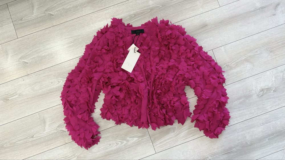 Zara красива цикламена жилетка